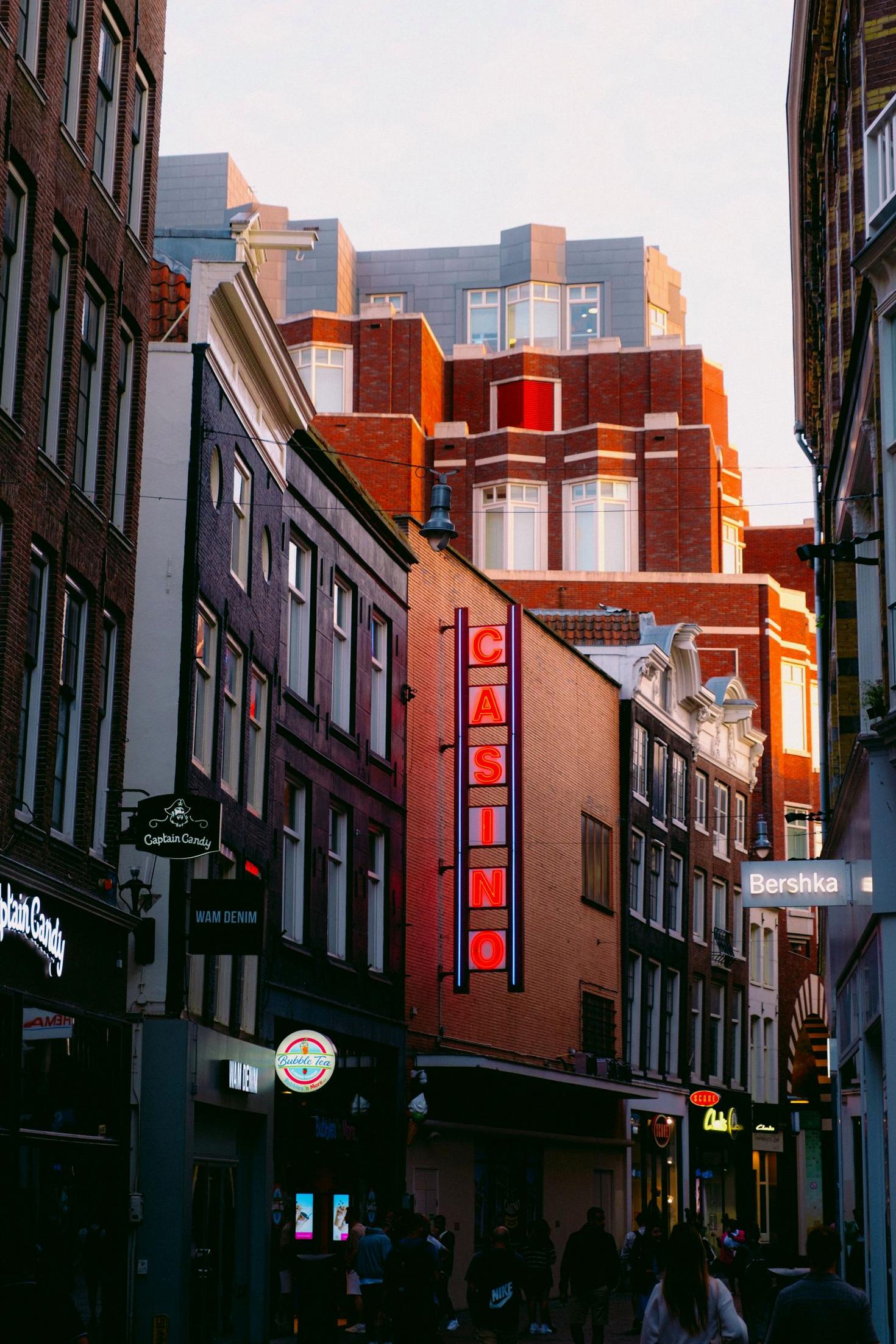 View towards Holland Casino from the street