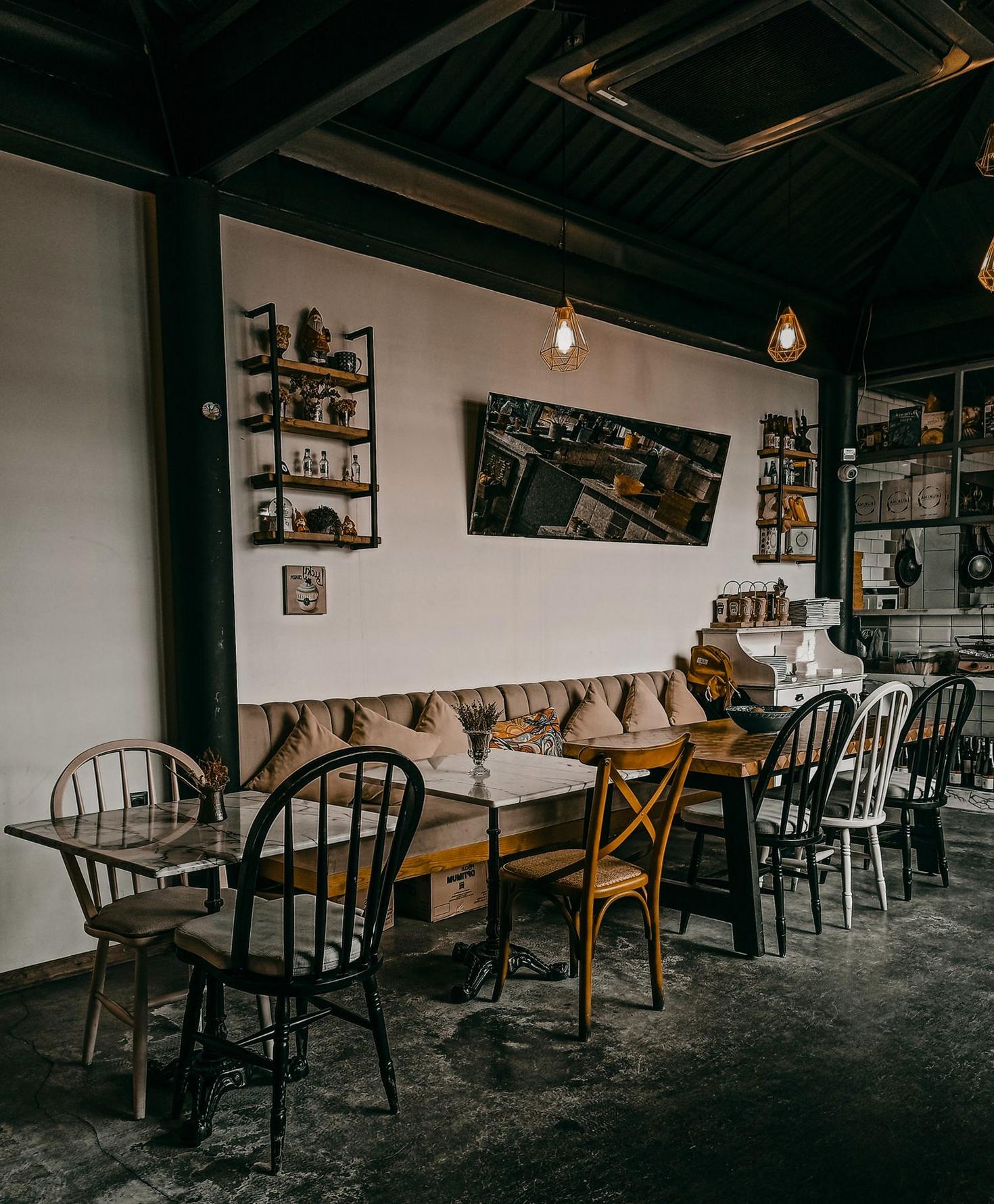 Bistro interior detail